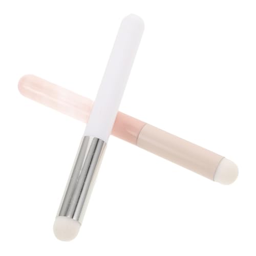 Healeved Makeup Brushes Double Sided Lip Brush Set Mushroom Head for Lipstick Lip Glaze Lipstick Application