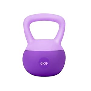 Kettlebell Soft, Kettlebells En Vinyle Antidérapant, Disponible En 4 Kg, 6 Kg Et 8 Kg Pour Fitness Femme, Yoga Et Entraînement à Domicile.