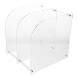 OUNONA Eckregal Organizer Acryl 3 stöckig für Küchenarbeitsplatte und Badezimmer Eckablage Platzsparend mit Stabiler Tragfähigkeit und Einfacher Montage