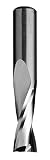 ENT 10026 Spiralnutfräser VHW (VHM), Schaft (C) 8 mm, Durchmesser (A) 6 mm, B 22 mm, GL 70 mm