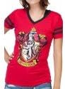 Harry Potter Gryffindor Juniors V-Neck T-Shirt - Red
