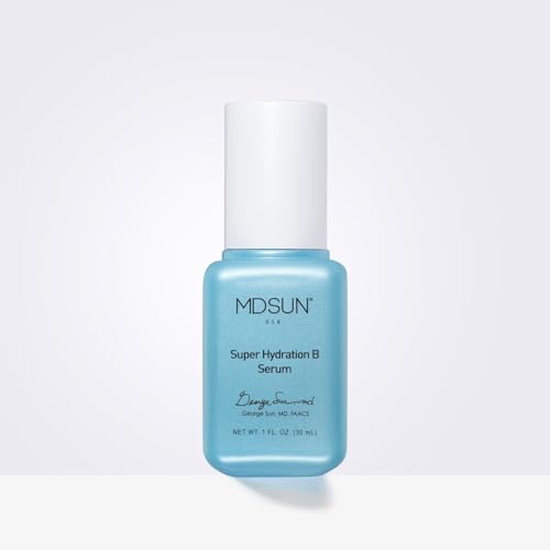 MDSUN Super Hydration B Serum, Face Serum, Antioxidant & Anti-Aging Formula, Best to Hydrate, Moisturize & Reduce Lines, Wrinkles, Uneven skin tone 30mL