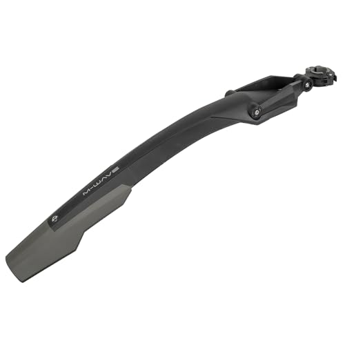 M-WAVE Mudguard Mud MAX R III, 26'-29', Rear, Width 105 mm, Plastic, Black, with Bracket for Seat Post, on Card