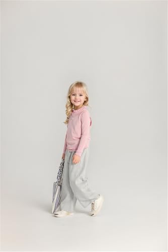 Girls' 2-Piece Long-Sleeve Shirts and Vest Playwear Set4