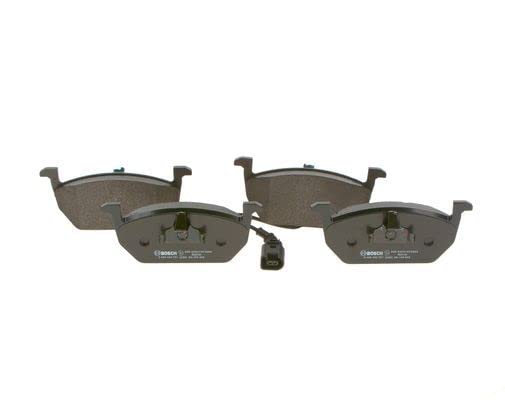 BOSCH Plaquettes de freins Avant avec palpeur d'usure intégré Épaisseur 17,5mm 0 986 494 721 Compatible avec VW Golf 7 3/5 portes 5G1, BQ1, BE1, BE2 Golf 7 Variant BA5, BV5, AUDI A3 Sportback 8VA, 8VF