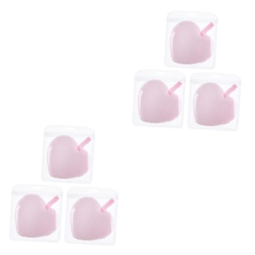 Angoily 6 Pcs Face Pad Makeup Cotton Puff for Face Cotton Face Pads Reusable Facial Cleaning Pad Foundation Applicator Makeup Powder Puff Rounds Flat Cotton Pad The Face Makeup Pad