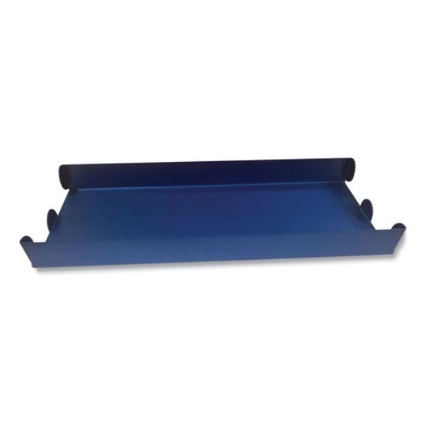 Bandeja metálica para monedas 3.5 x 10 x 1.75 pulg azul
