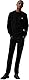 Calvin Klein Jeans Herren Sweatshirt Ck Essential ohne Kapuze, Schwarz (Ck Black), L