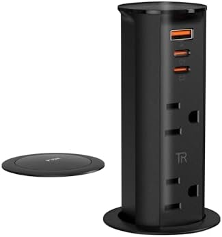 Amazon.com: Pop up Outlet for Countertop,2.5 Inch Hole Desktop Power ...