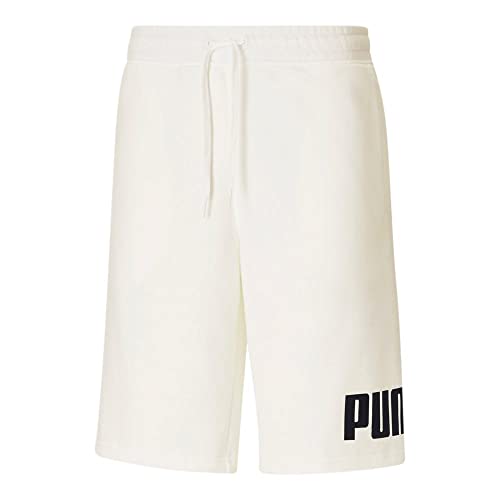 Short Men's Puma White Big Fleece Logo taille M pour homme