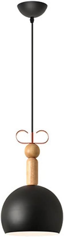 Lustre plafonnier suspendu en aluminium et chêne véritable, design moderne pour restaurant