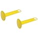 HAJXZH 6 PCS Football Training Cones Holders Plastic Mark Disks Shelf Yellow Soccer Cone Stand for Storing Soccer Disc Cones
