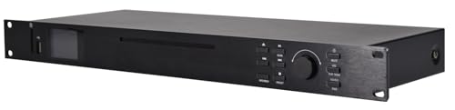 Adastra | 1U Rack-Mountable Multi Source Audio Media Player Audio Install CD Player, Bluetooth Receiver, DAB/DAB+ & FM Tuner, USB & SD Card Player