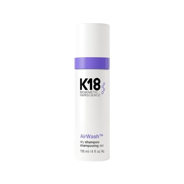 K18 AirWash Non Aerosol Dry Shampoo Spray, 4 Fl Oz