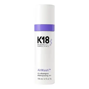 K18 AirWash™ Dry Shampoo, Non-Aerosol, Balances Scalp & Controls Excess Oil