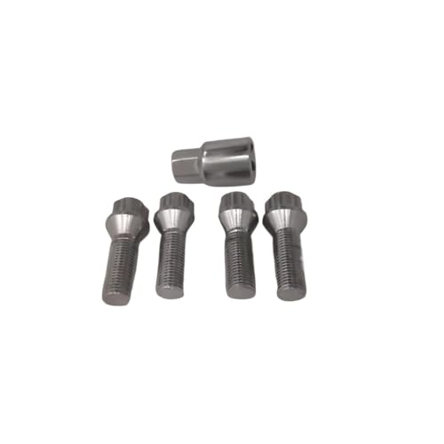 Pernos de rueda para MG M14*1.5 con tornillos de tuerca antirrobo y llave de bloqueo llanta 5