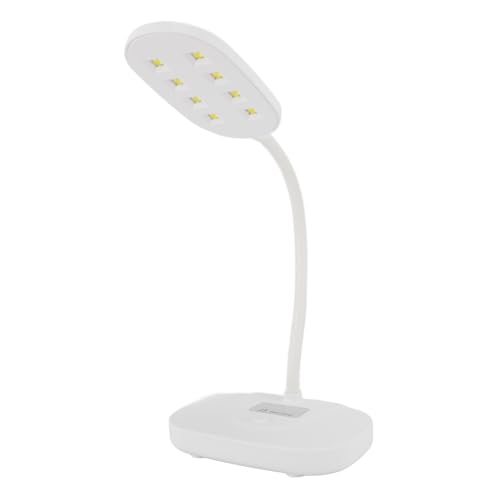Gooseneck Nail Lamp, Fast Curing 360 Degree Adjustable Hose Automatic Induction, Mini Nail Lamp with Timer, ABS Material, for Gel Nail Curing