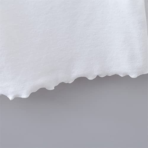 3 peças camisetas infantis para meninas de 3 a 8 anos de idade, mangas compridas, básicas, internas,