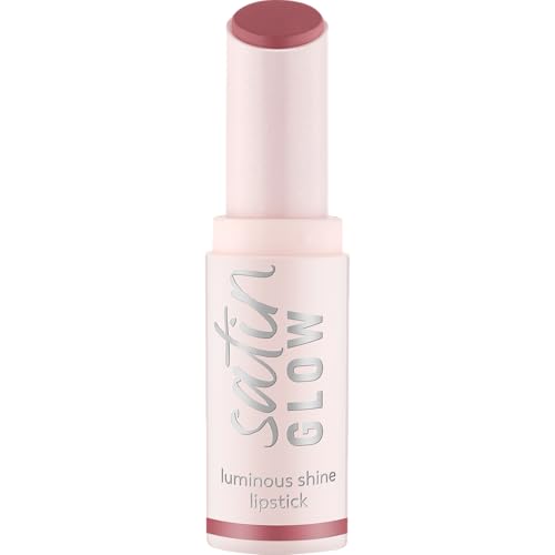 essence satin GLOW luminous shine lipstick rouge à lèvres, luminescent, intense en couleurs (3.5g)