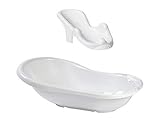 100 x 51 X 31CM Blanco Bebé Baño Tub