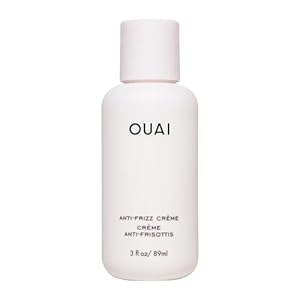 OUAI Anti Frizz Cream Travel Size – Moisturizing Hair Cream with Frizz Control & Heat Protection – Provides Hydration with Jackfruit & Beetroot Extract – Paraben, Phthalate & Sulfate Free