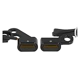 2 x Motorrad-LED-Blinker, bernsteinfarbene Lauflichter, Mini-Lampe for H-rley Sportster XL 48 72...