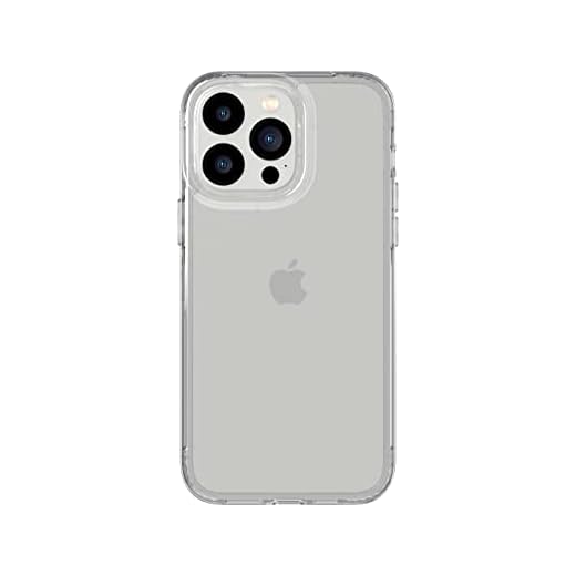 tech21 iPhone 14 Pro Evo Clear – Scratch-Resistant, Shock-Absorbing Clear Phone Case with 12ft Multi-Drop Protection