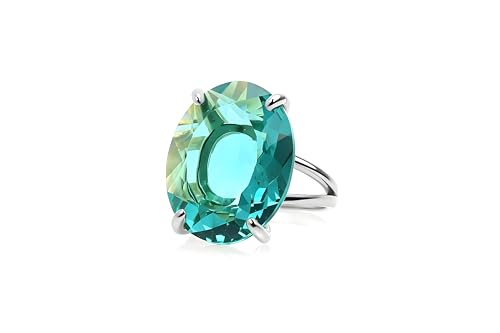 Bague tourmaline bleue le cadeau d'anniversaire parfait pour une femme