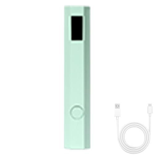 Luz UV para uñas de gel de un solo dedo, luz UV para uñas individuales, pequeña luz LED recargable para uñas, luz portátil para secador de pegamento, portátil, 2 temporizadores, lámpara inalámbrica