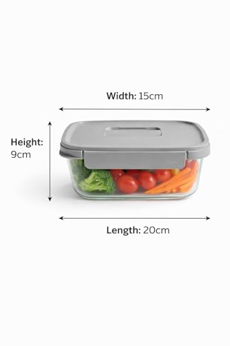Image of LocknLock Nestopia Large Food Storage Container Set - 500ml, 920ml, 1600ml (Set of 3) Airtight Nestable & Stackable, BPA-Free with Modular Design, Microwave Freezer Dishwasher Safe