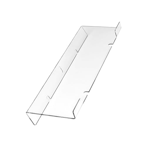 OSALADI Ergonomic Tilted Keyboard Holder Stand for Office Acrylic Keyboard Riser Comfortable Viewing Height Desk Organizer for Home Office Gaming Use