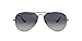 Price comparison product image Ray-Ban Men's Aviator Sunglasses, Grey (004/78), 55 mm UK