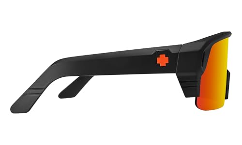 Image of SPY Optic Monolith 5050, Cylindrical Shield Semi-rimless Sunglasses, Color and Contrast Enhancing Lenses