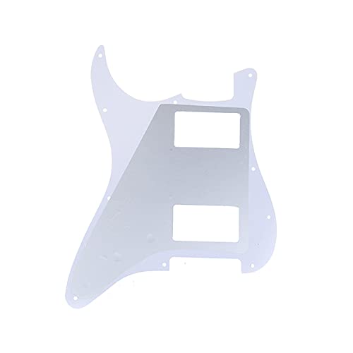 Musiclily Pro 11 Hole HH Strat Pickguard 2 Humbuckers Scratch Plate for American/Mexican Fender Standard Stratocaster Modern Style Electric Guitar - Image 3