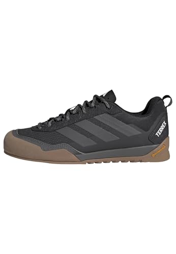 adidas Femme Terrex Skychaser Solo Approach Shoes, Carbon/Grey Four/Semi Flash Aqua, 38 EU