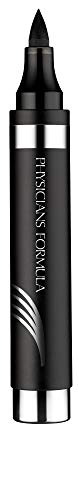 Physicians Formula Ultra Black Eye Booster Lash Boosting Felt-Tip Eyeliner + Serum, 0.09 Ounce