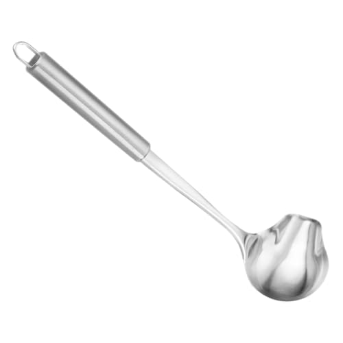 Mikinona Spoons Stainless Steel Soup Ladles Sauce Ladles Serving Spoons for Sauce Dishwasher Safe