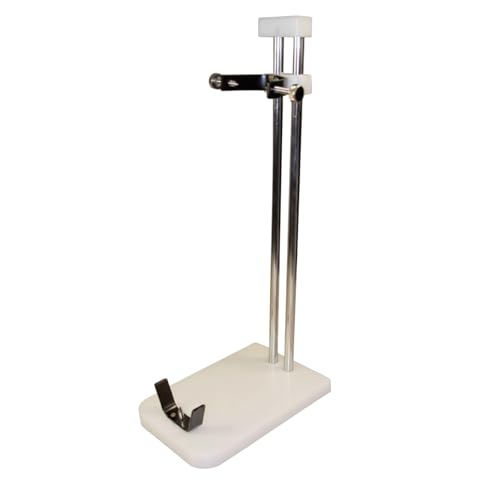 BALSAT | Jamonero Polietileno Vertical 320x200x25 mm | Fibra Alimentaria Higiénica Fácil de Limpiar | Anclajes Acero Resistente | Diseño Moderno y Elegante, Ideal Para Cortar Jamón en Casa | Blanco