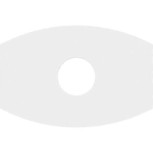 Image of Ekena Millwork CMP24X16KY-06000 Kailey Architectural Grade PVC Contemporary Urethane Ceiling Medallions 24 inchW x 16 inchH x 6 inchID x 13 inchC x 1 inchP
