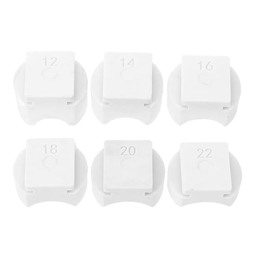 DIYEAH 6Pcs Superior Nylon Dies for Ring Bender Small Ring Bender Machine Dies Parts DIY Ring Bender Nylon Dies for Spoon Metal Pattern