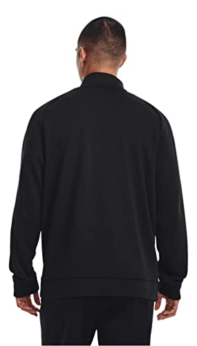 Under Armour Men's Armour Fleece 1/2 Zip Top (Black/White, Large)2