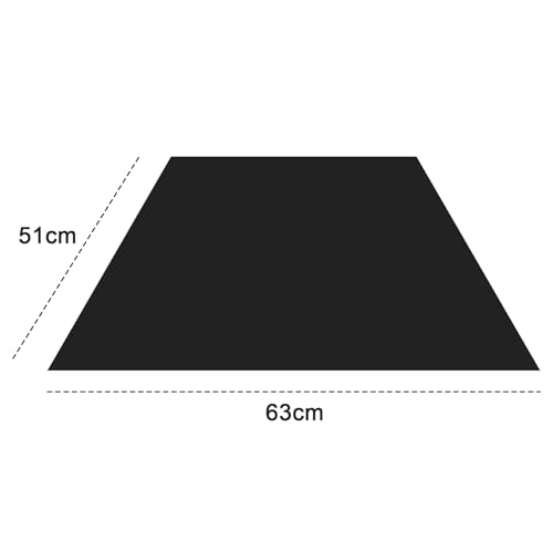 FAMKIT Large Induction Cooktop Protector Mat, Heat-Resistant Cooktop Scratch Protector, Multifunctional Non-Slip Silicone Microwave Mat Oven Baking Mat for Magnetic Electric Stoves, Dishwasher Safe