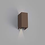 farol aplique de barco Aletas direccionales Faro Barcelona 70268 - BLIND Lámpara aplique marrón óxido
