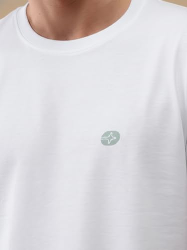 Image of Lux Nitro Men's Premium Half Sleeve Cotton T-Shirt | Round Neck | Regular Fit Casual Solid Tee