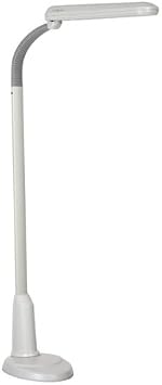 OttLite 24 Watt Craft Plus Floor Lamp Dove Grey