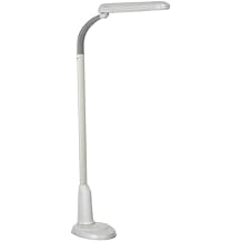 OttLite 24 Watt Craft Plus Floor Lamp Dove Grey