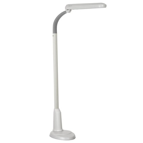 OttLite 24 Watt Craft Plus Floor Lamp Dove Grey