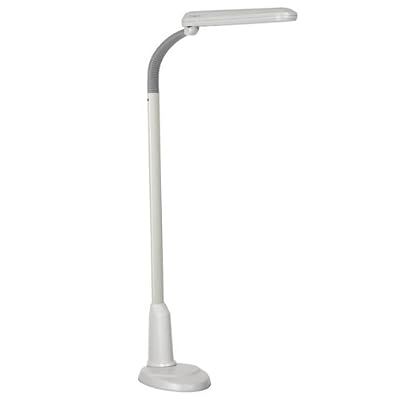 OttLite 24 Watt Craft Plus Floor Lamp Dove Grey