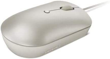 Lenovo 540 USB-C Wired Connection Computer Mouse for PC, Laptop, Computer with Windows or Chrome OS - Ambidextrous Design - 4 Button - Compact Size -Sand Sand Compact image 5 of 8 B09LRDJSGR