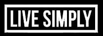 Legacy InnovationsLLI Live Simply | Decal Vinyl Sticker | Cars Trucks Vans Walls Laptop | White | 7.5 x 3.1 in | LLI1398